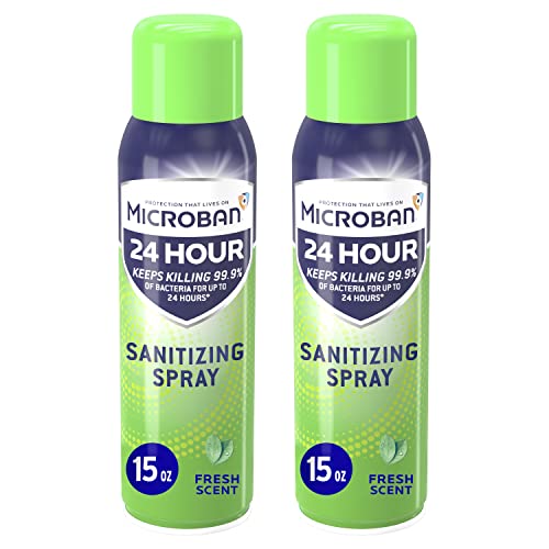 Disinfectant Sanitizing Spray — 2-Pack, 24-Hour Protection, 15oz